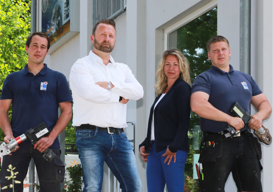 Das Team von Sun Tec Energiesysteme aus Hoort